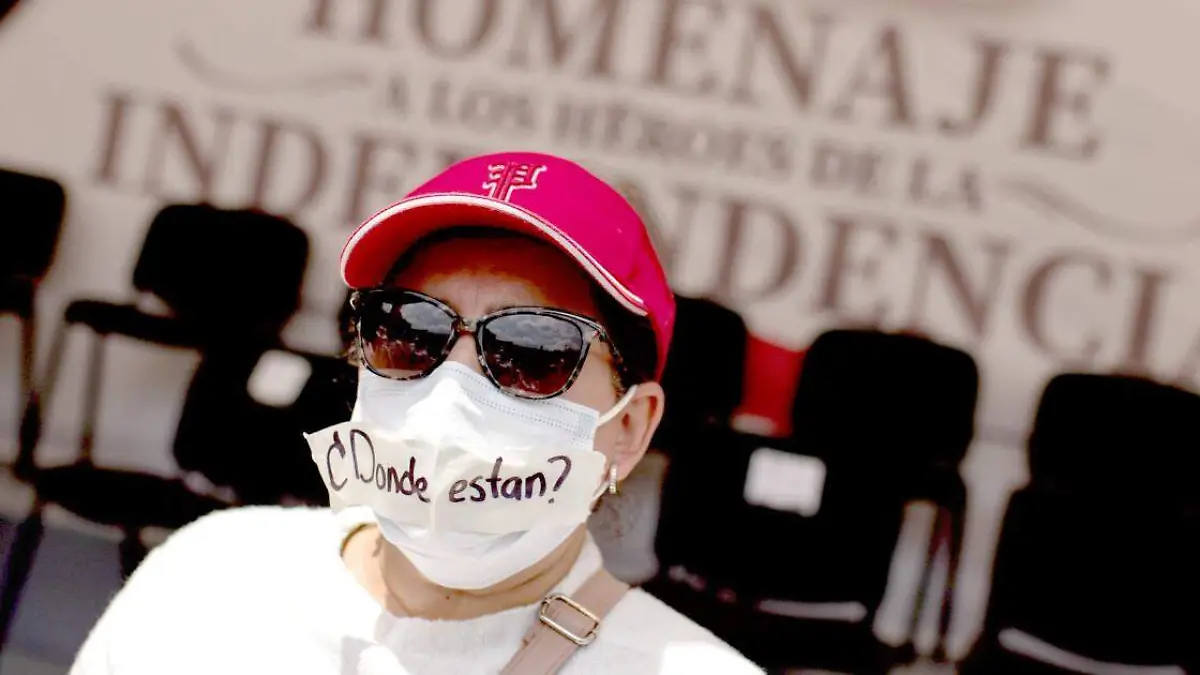 Protesta por personas desaparecidas